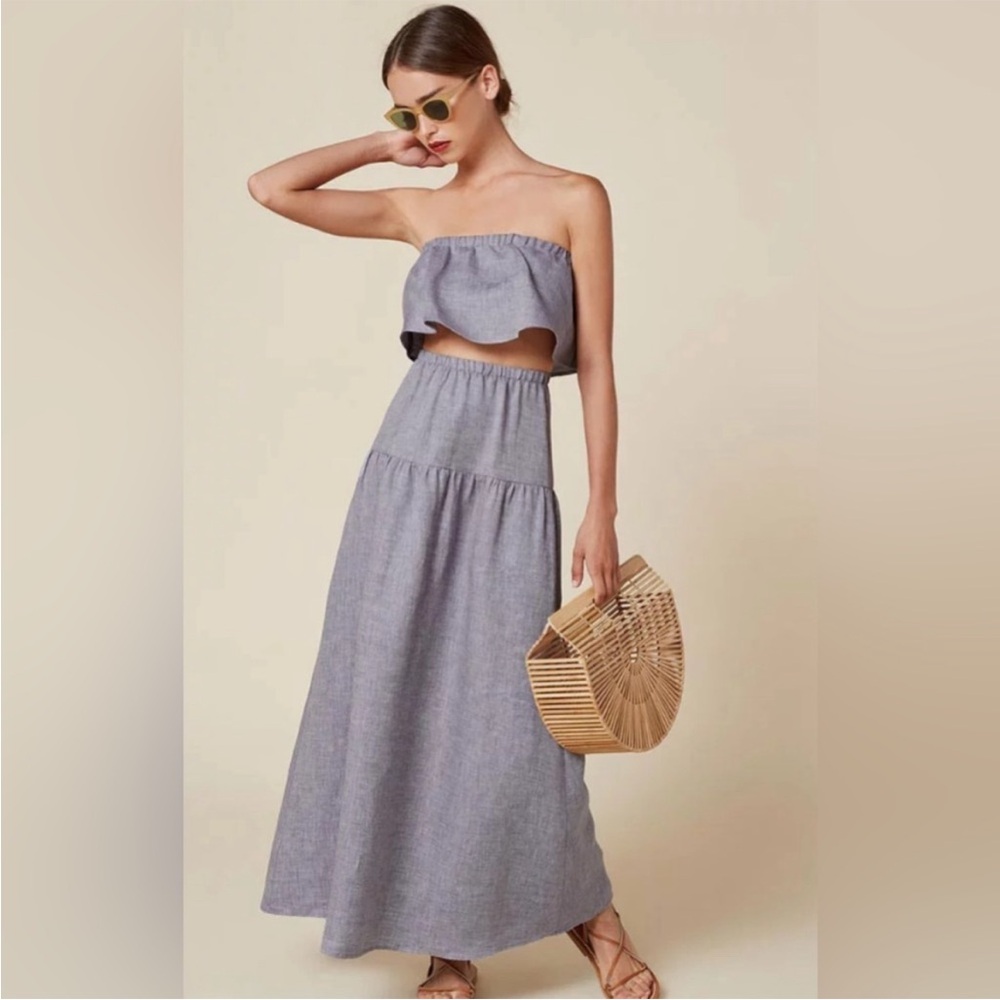 Reformation Dianna Linen two-piece Set